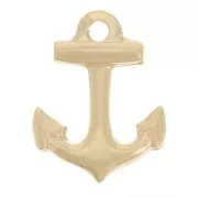 11x9mm Charm anchor - Gold filled x1