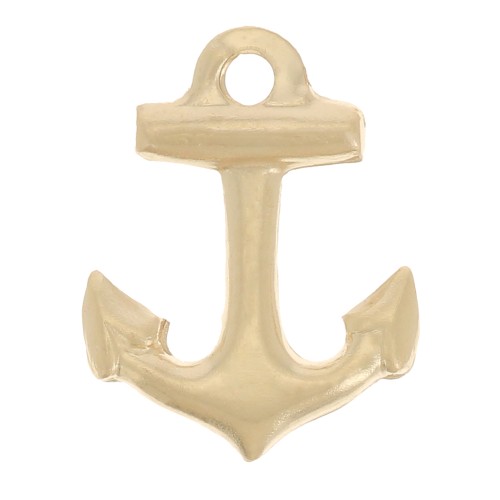 11x9mm Charm anchor - Gold filled x1