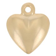 12x10mm Heart charm - Gold filled x1|raw }}