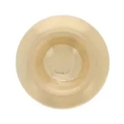 10mm Round stick-on element for 3mm cabochon - Gold filled x1