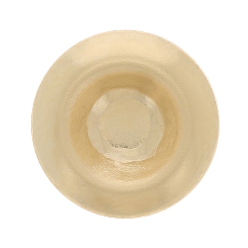 10mm Round stick-on element for 3mm cabochon - Gold filled x1