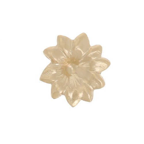 6mm Stick-on flower element - Gold filled x1