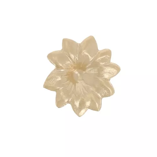 6mm Stick-on flower element - Gold filled x1