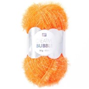 Creative Bubble - Crochet yarn for tawashi sponge - Neon Apricot x50g|raw }}