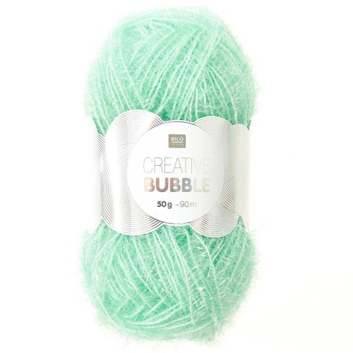 Creative Bubble - Crochet yarn for tawashi sponge - Aquamarine x50g