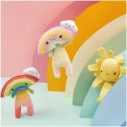 Ricorumi Spin Spin cotton by Rico Design for Amigurumi - Pastel Rainbow x50g