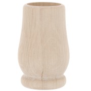 62x32mm Wooden stand to decorate by Puca® - Vase x1