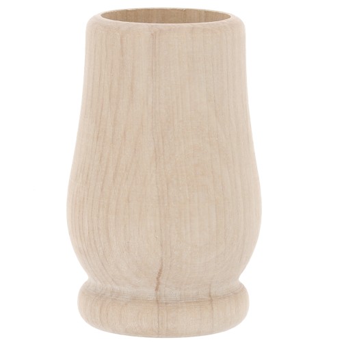 62x32mm Wooden stand to decorate by Puca® - Vase x1