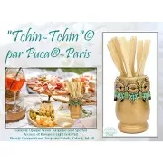 62x32mm Wooden stand to decorate by Puca® - Vase x1