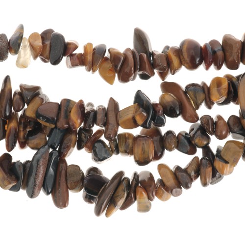 Tiger's Eye Chip beads 3 - 5 mm x80cm