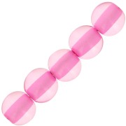 6mm Transparent resin beads - Pink x10|raw }}
