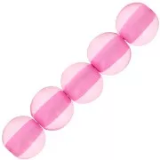 6mm Transparent resin beads - Pink x10
