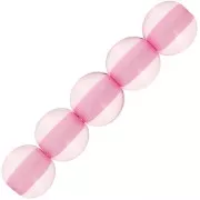 6mm Transparent resin bead - Light pink x10