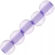 6mm Transparent resin bead - Lavender x10