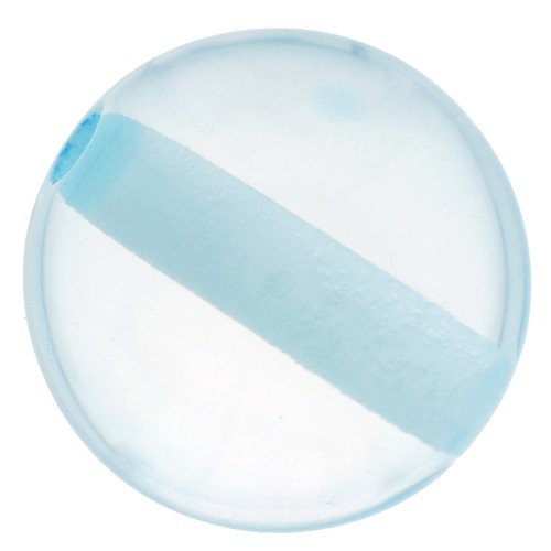8mm Transparent resin bead - Glacier blue x1