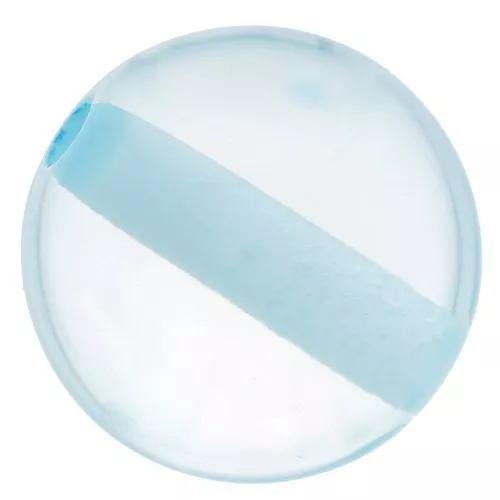 8mm Transparent resin bead - Glacier blue x1