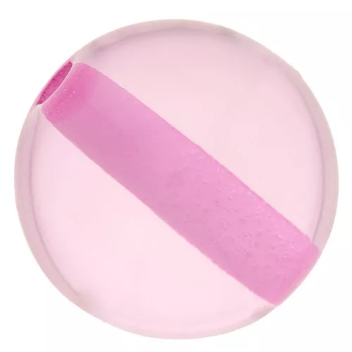 10mm Transparent resin bead - Pink x1