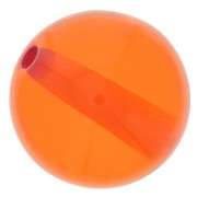 10mm Transparent resin bead - Orange x1|raw }}