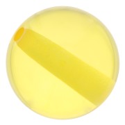 10mm Transparent resin bead - Sunshine yellow x1|raw }}