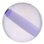 10mm Transparent resin bead - Lavender x1|raw }}
