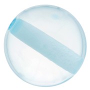10mm Transparent resin bead - Glacier blue x1