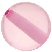 12mm Transparent resin bead - Light pink x1|raw }}