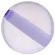 12mm Transparent resin bead - Lavender x1|raw }}