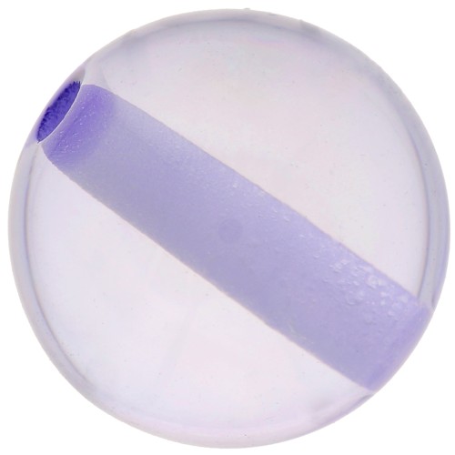 12mm Transparent resin bead - Lavender x1