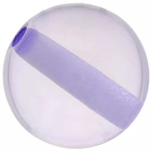 12mm Transparent resin bead - Lavender x1