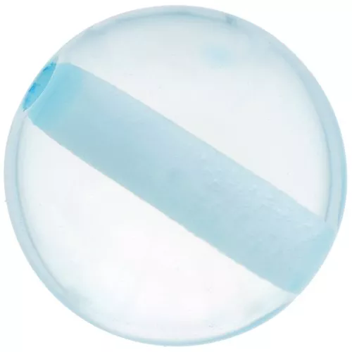 12mm Transparent resin bead - Glacier blue x1