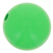 8mm Opaque resin bead - grass green x1