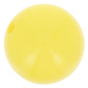 8mm Opaque resin bead - Sunshine yellow x1
