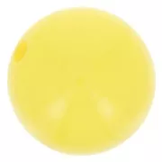 8mm Opaque resin bead - Sunshine yellow x1
