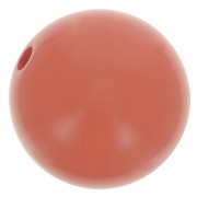 8mm Opaque resin bead - Clay x1