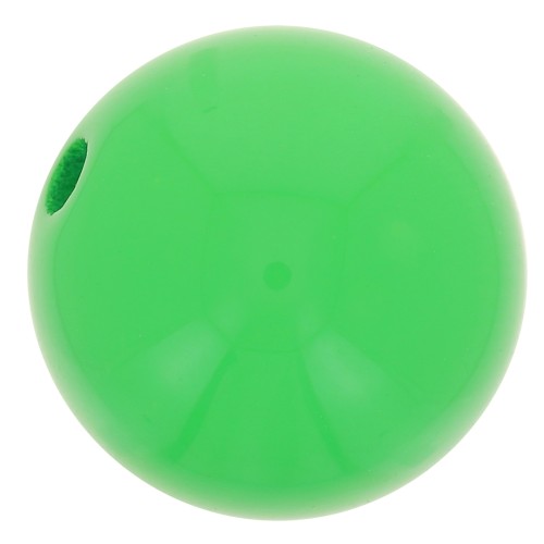 10mm Opaque resin bead - grass green x1