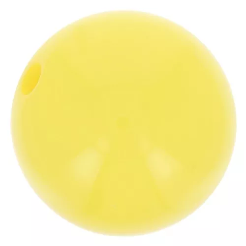 10mm Opaque resin bead - Sunshine yellow x1