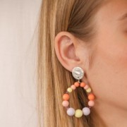 10mm Opaque resin bead - Sunshine yellow x1