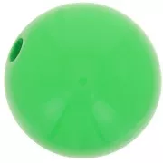 12mm Opaque resin bead - grass green x1