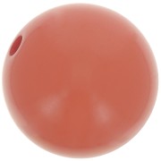 12mm Opaque resin bead - Clay x1