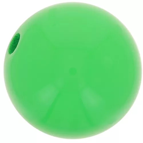 14mm Opaque resin bead - grass green x1