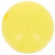 14mm Opaque resin bead - Sunshine yellow x1