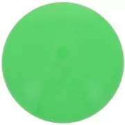 14mm Round opaque resin cabochon - grass green x1
