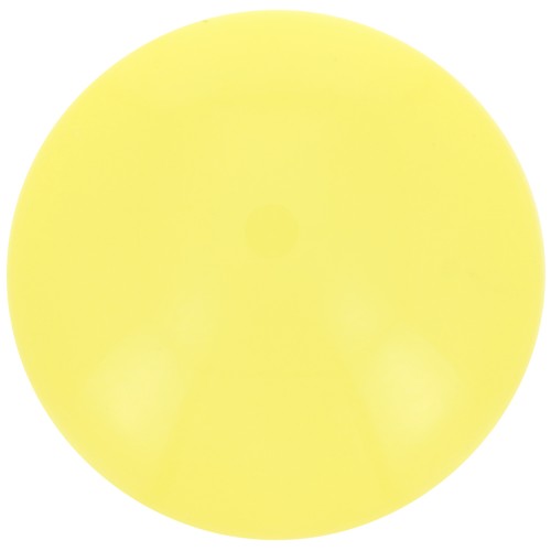14mm Round opaque resin cabochon - Sunshine yellow x1
