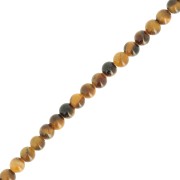 Round beads 3.5 mm gemstone - Tiger eye x39cm|raw }}