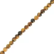 Round beads 3.5 mm gemstone - Tiger eye x39cm