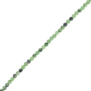 Round beads 2 mm gemstone - Ruby Zoisite x39cm