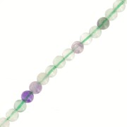 Round beads 4 mm gemstone - Fluorite x38cm|raw }}