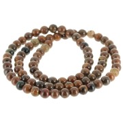 Round beads 4 mm gemstone - Tiger eye x40cm