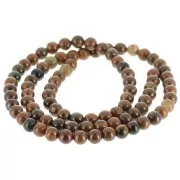 Round beads 4 mm gemstone - Tiger eye x40cm
