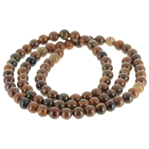 Round beads 4 mm gemstone - Tiger eye x40cm